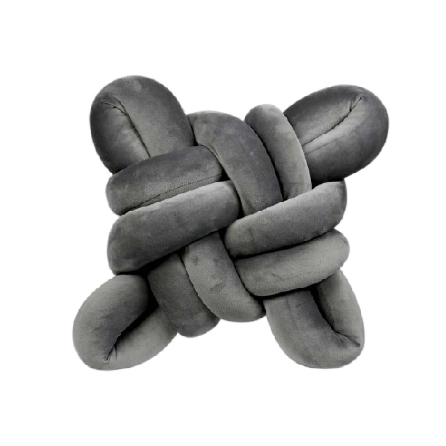 Knot Cushion Good luck-Gray