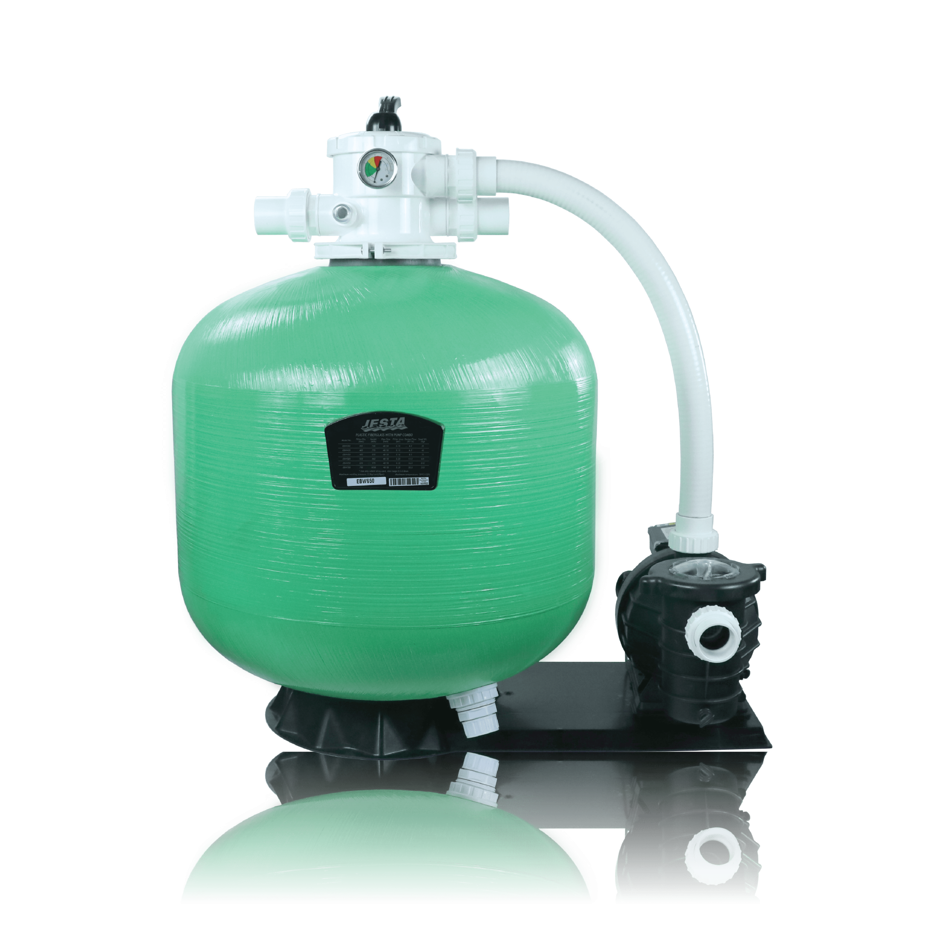 ชุดถังกรองพร้อมปั๊ม JESTA EBW Series [Fiberglass] Sand Filter System