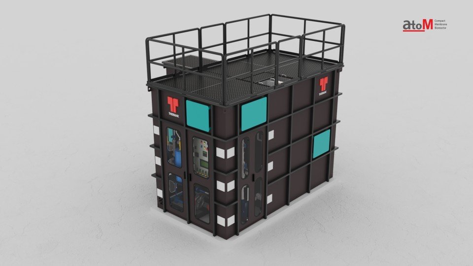 SEWAGE WASTEWATER Plug-n-play single basement installation system.