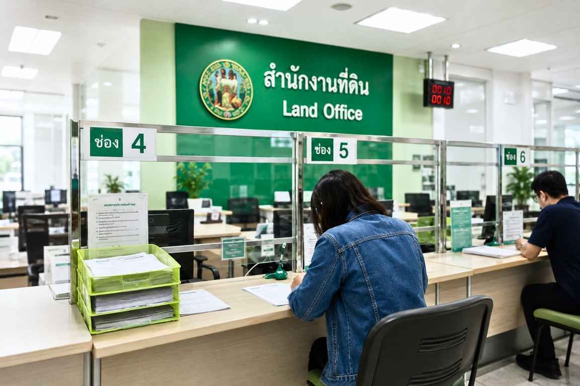 จดทะเบียนขายฝากบ้าน คอนโด และที่ดินที่สำนักงานที่ดินในกรุงเทพฯ โดย Tichara Property ดูแลและประสานงาน