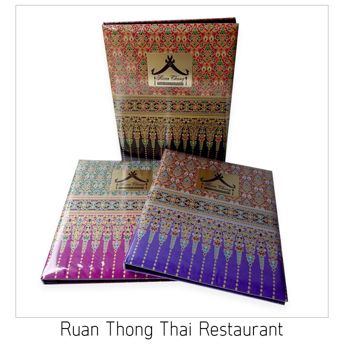 ปกเมนูร้านอาหารไทย