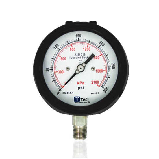 TAG SG127 SERIES Safety Pattern Case Pressure Gauge