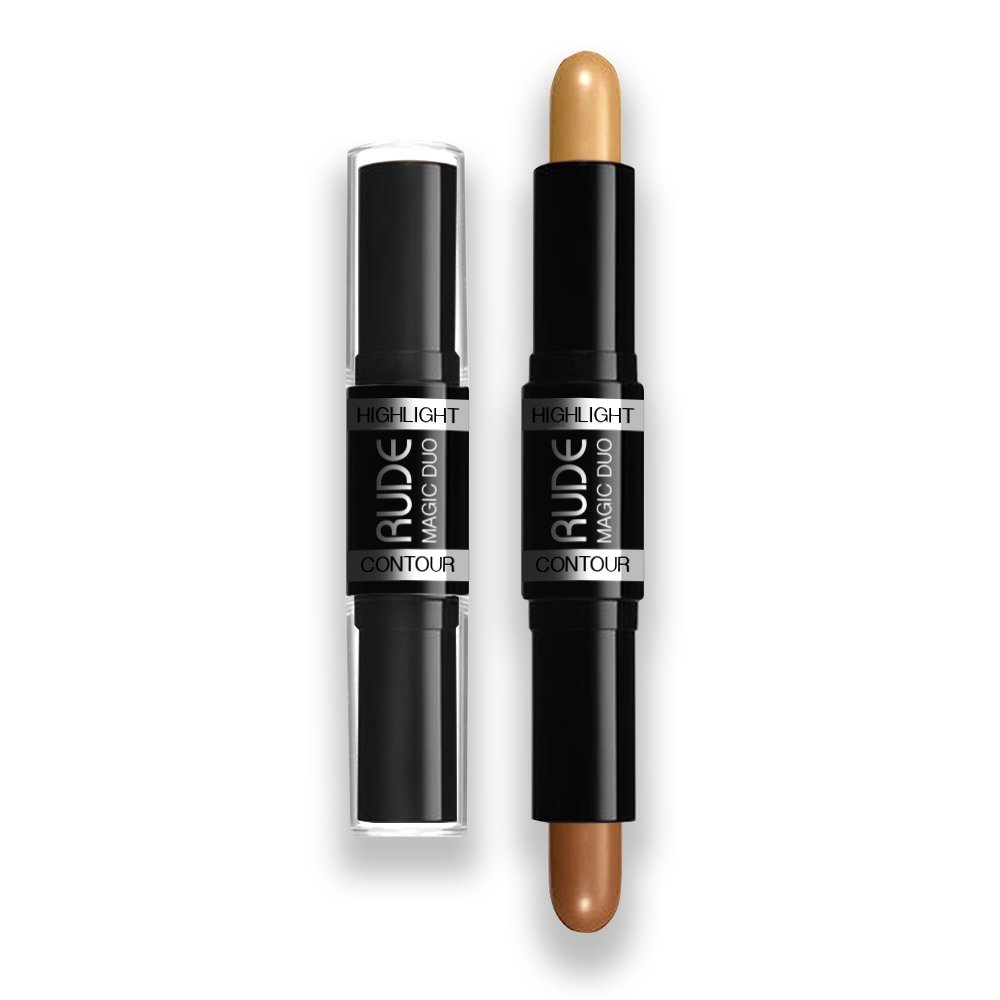 Red Magic Duo Rude Magic Duo Highlight & Contour (4.5g) รู้ด คอนทัวร์/ไฮไลท์สติค