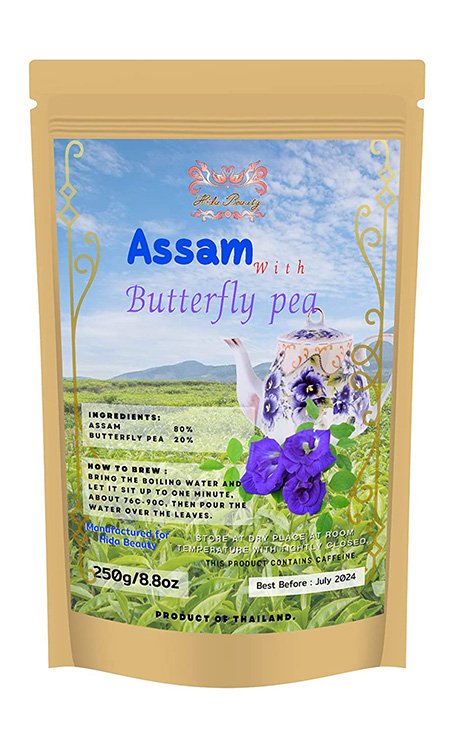 Butterfly pea Flower Blue Thai Assam Tea Loose Leaf 