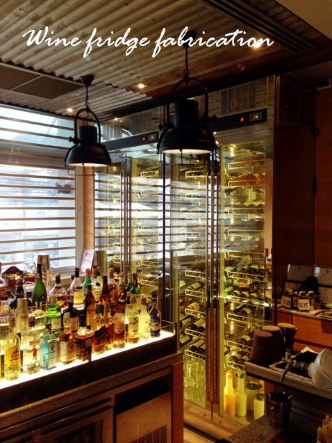 SSS Wine Fridge Fabrication