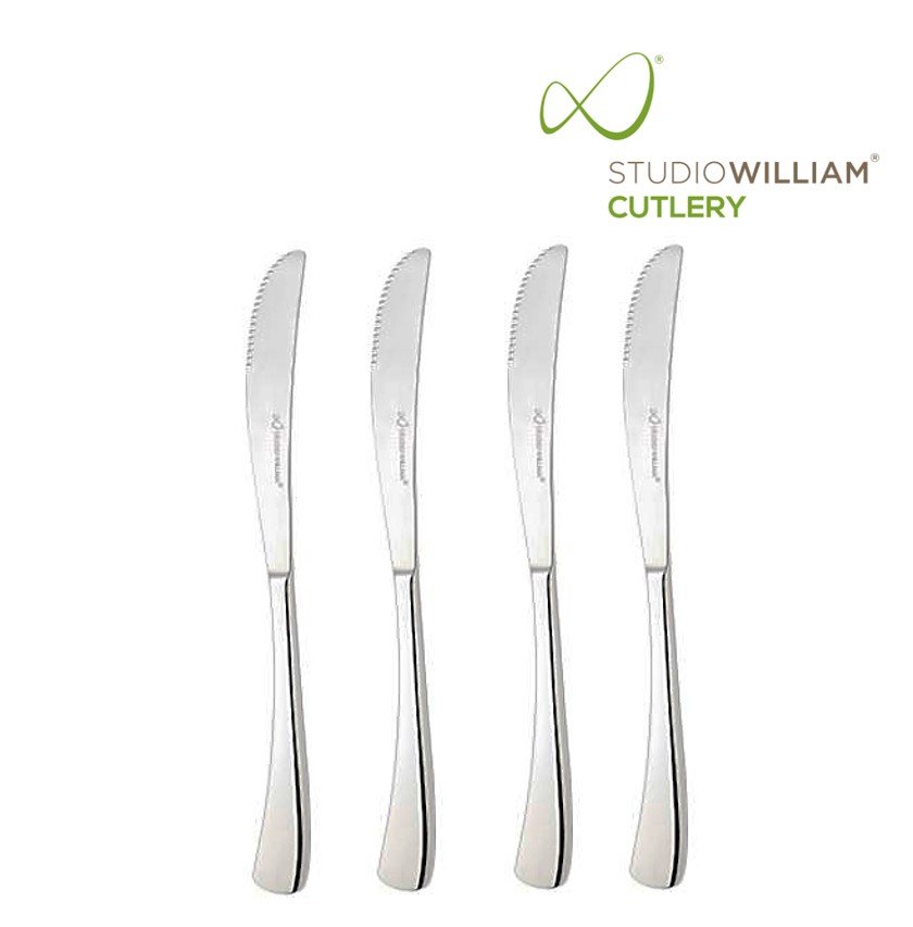 STUDIO WILLIAM Larch Mirror - Steak Knife 240 mm. (4 pieces/set)