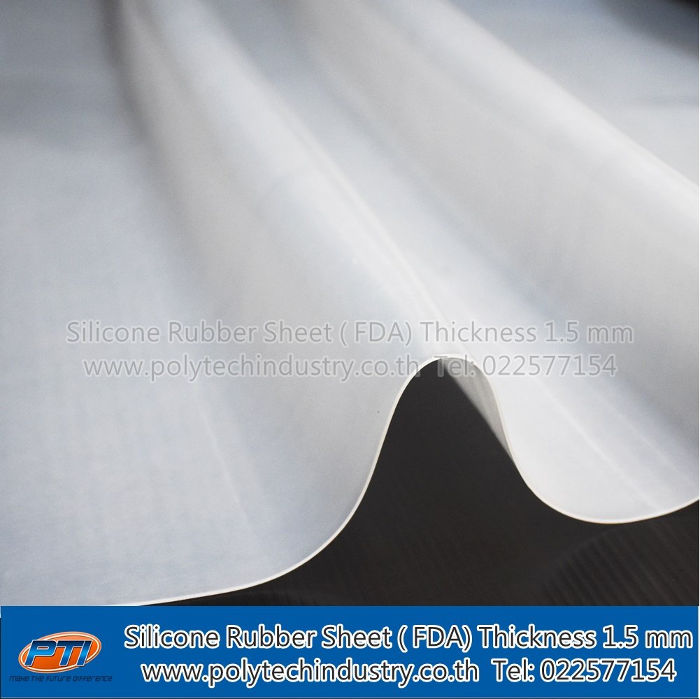 Silicone Rubber Sheet (FDA) 1.5 Mm - Polytechindustry