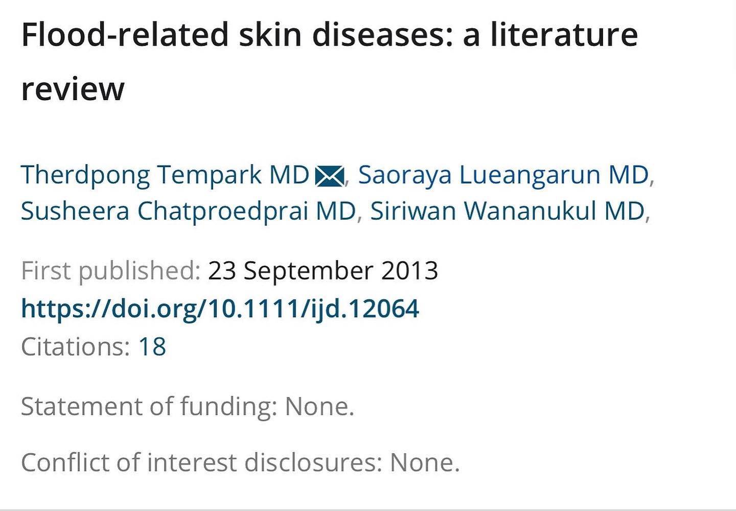 ระวังโรคผิวหนังที่มากับหน้าฝน!!! ระวังโรคผิวหนังที่มากับหน้าฝน!!!