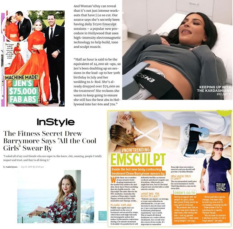 นวัตกรรมสร้างกล้ามเนื้อสลายไขมันด้วย Emsculpt นวัตกรรมสร้างกล้ามเนื้อสลายไขมันด้วย Emsculpt