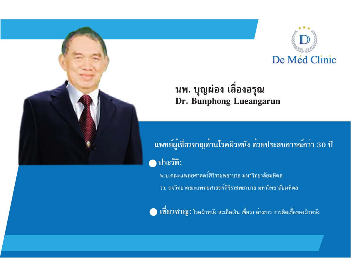 นพ. บุญผ่อง เลื่องอรุณ Dr. Bunphong Lueangarun
