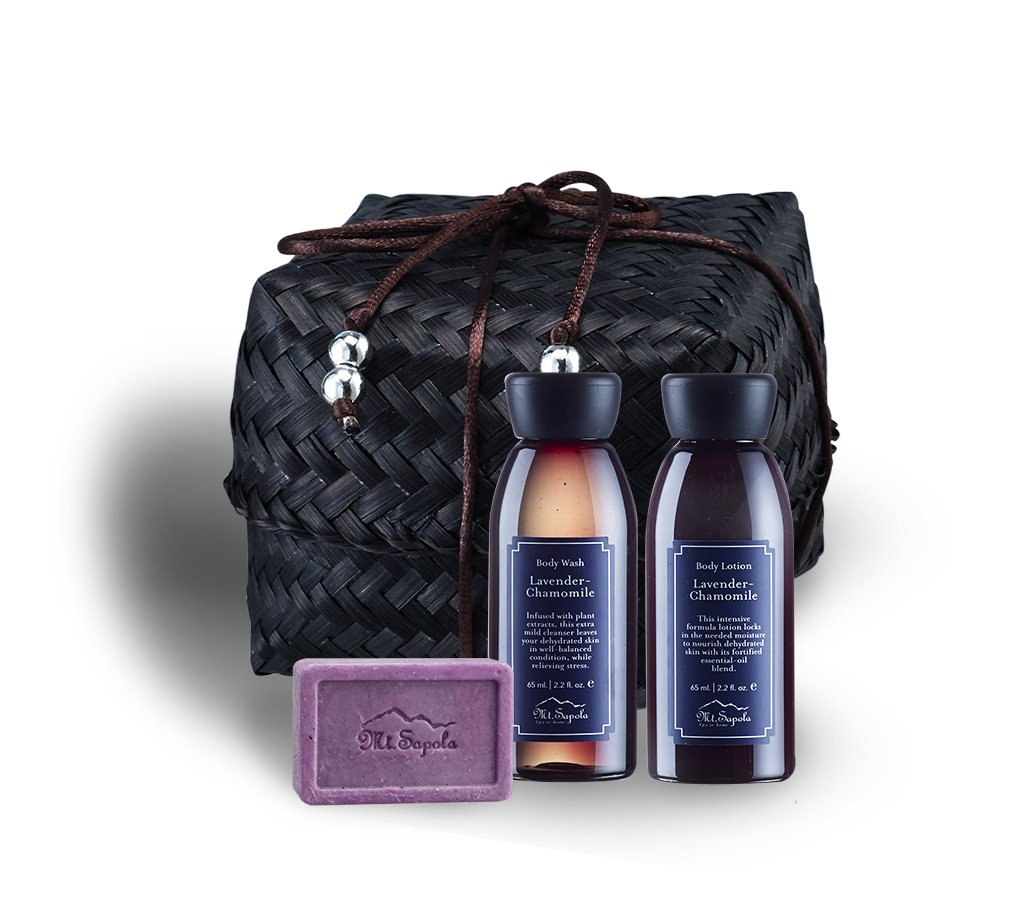 Small Bamboo Gift Set, Lavender-Charmomile