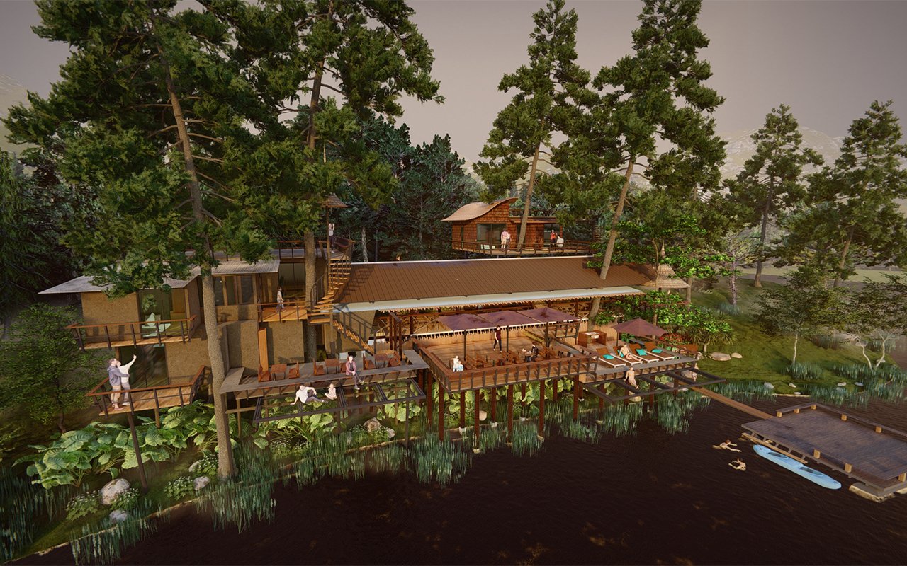 ออกแบบและตกแต่งรีสอร์ท ที่เที่ยวลำปาง Landscape Architecture Design Resort