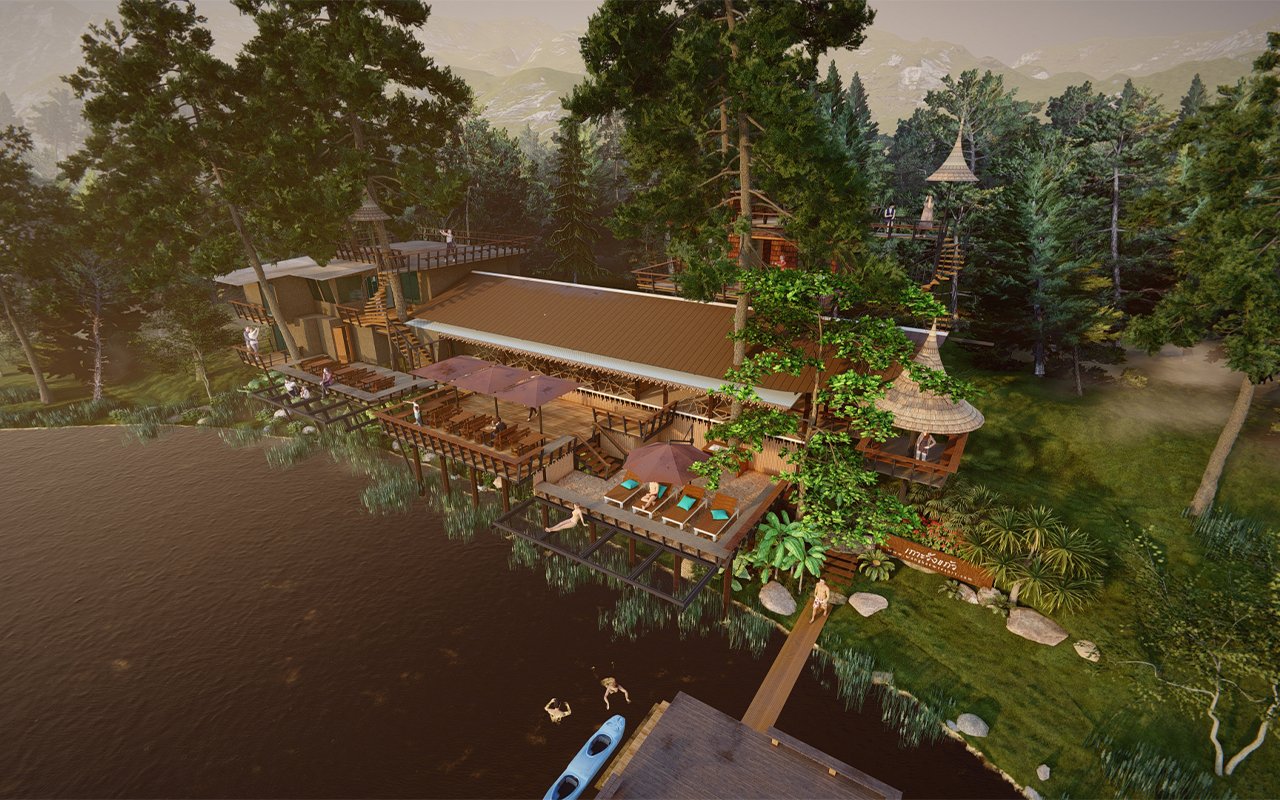 ออกแบบและตกแต่งรีสอร์ท ที่เที่ยวลำปาง Landscape Architecture Design Resort