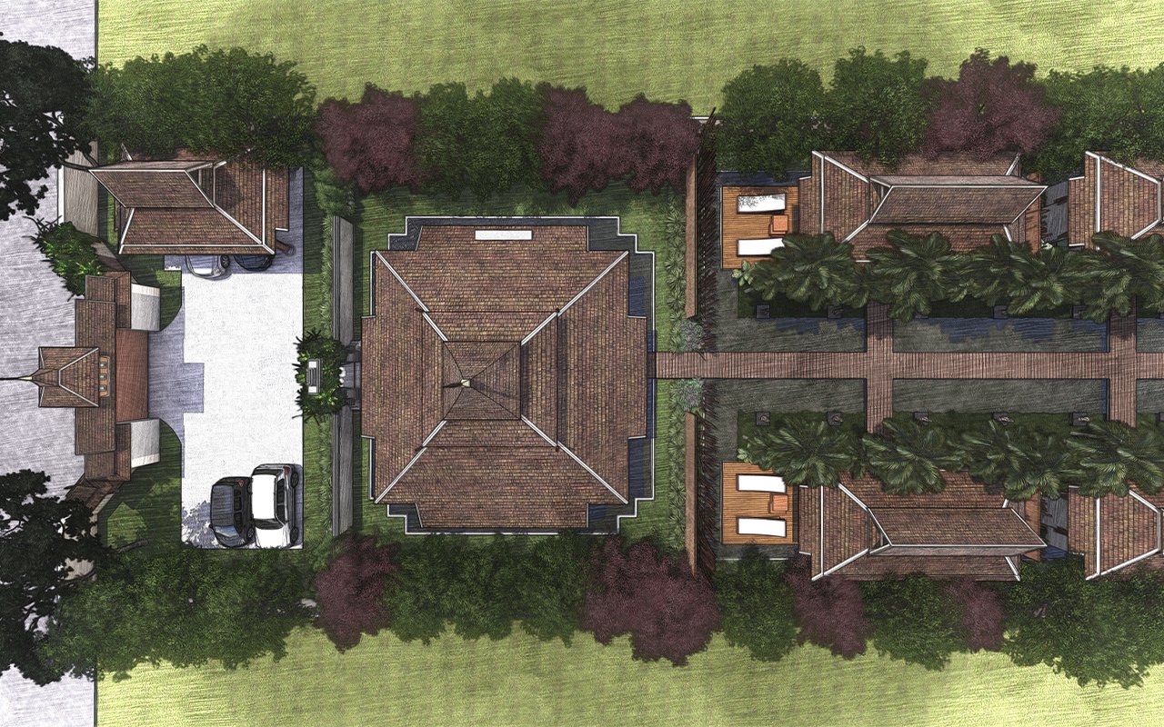 รับออกแบบเขียนแบบ Landscape Architecture Design Residence