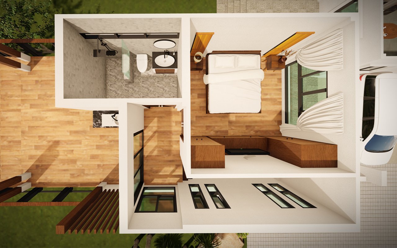 รับออกแบบเขียนแบบ Landscape Architecture Design Residence