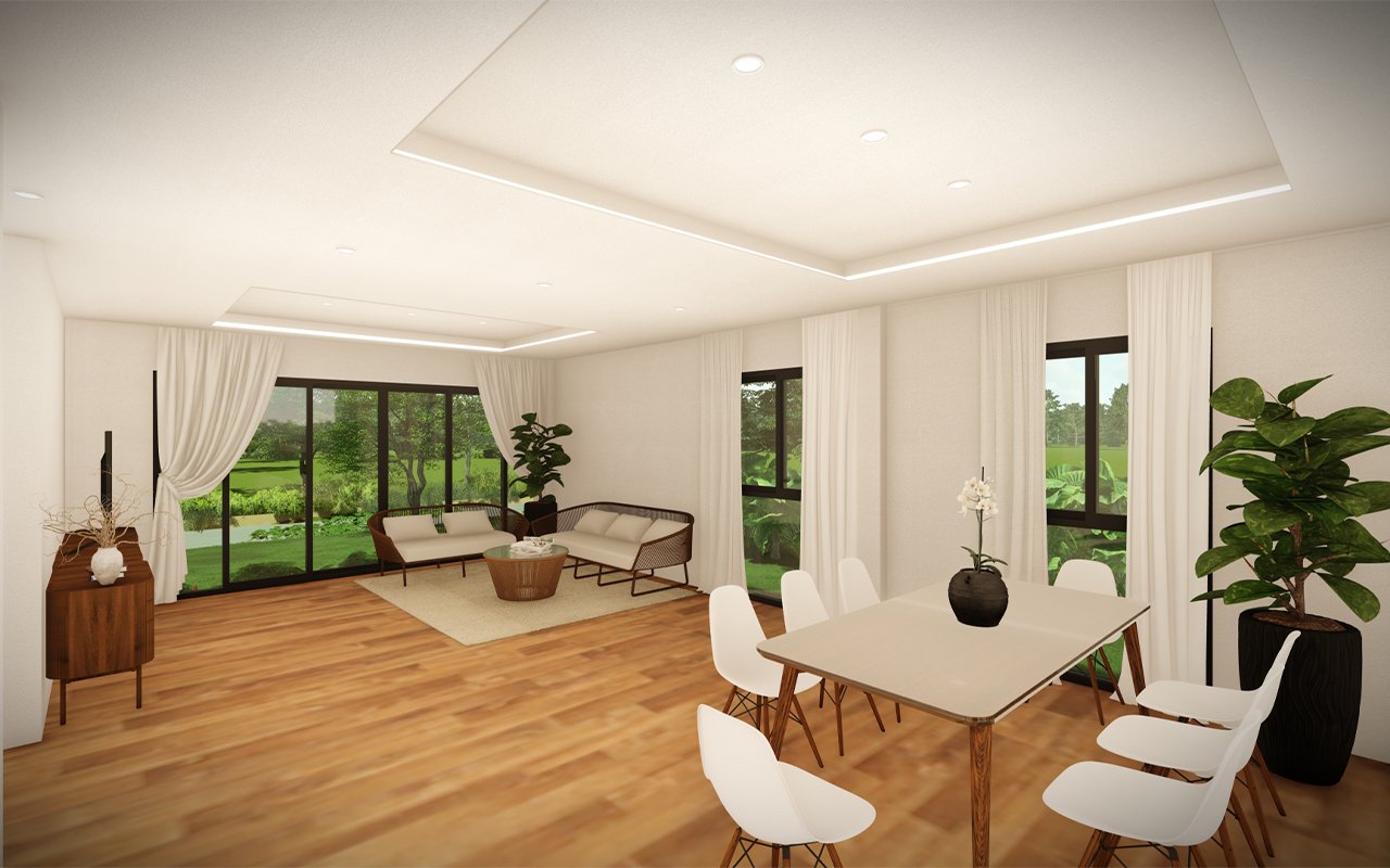 รับออกแบบเขียนแบบ Landscape Architecture Design Residence