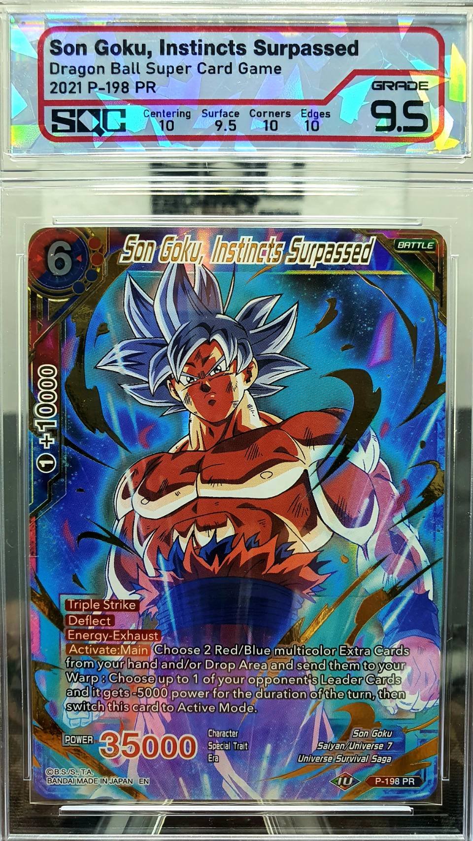 Dragon Ball Super Card Game- Ultra Instinct -Sign- Son Goku (SPR)