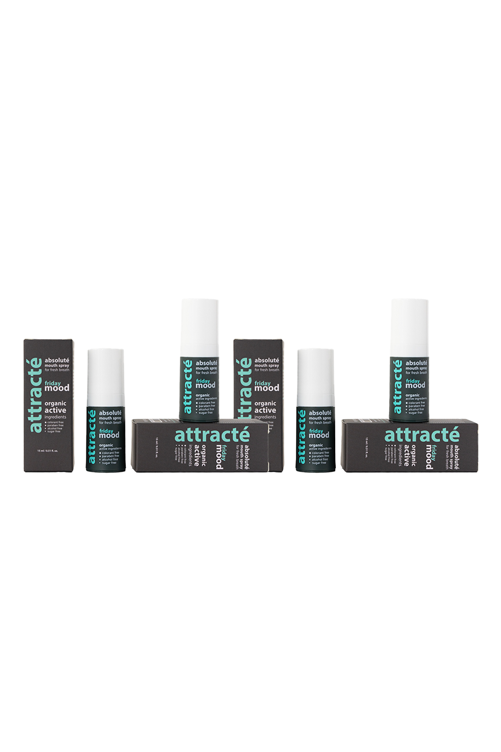 (Family Pack) Attracte' Absolute' Mouth Spray for Fresh Breath
