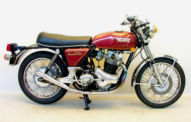 รถมอเตอร์ไซค์ Norton Commando รถมอเตอร์ไซค์ Norton Commando