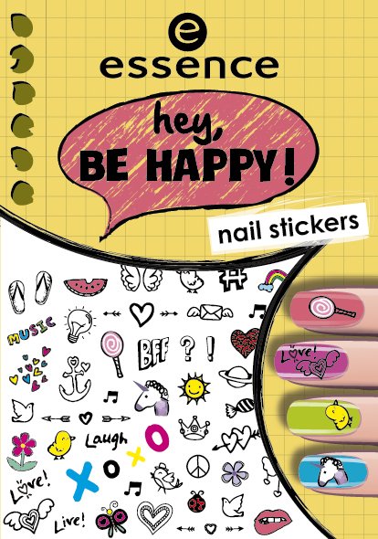 essence hey, be happy! nail stickers 05 - เอสเซนส์เฮ!บีแฮปปี้!เนลสติ๊กเกอร์ 05