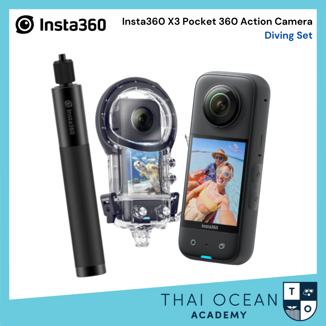 Insta360 X3 Pocket 360 Action Camera - Thai Ocean Academy