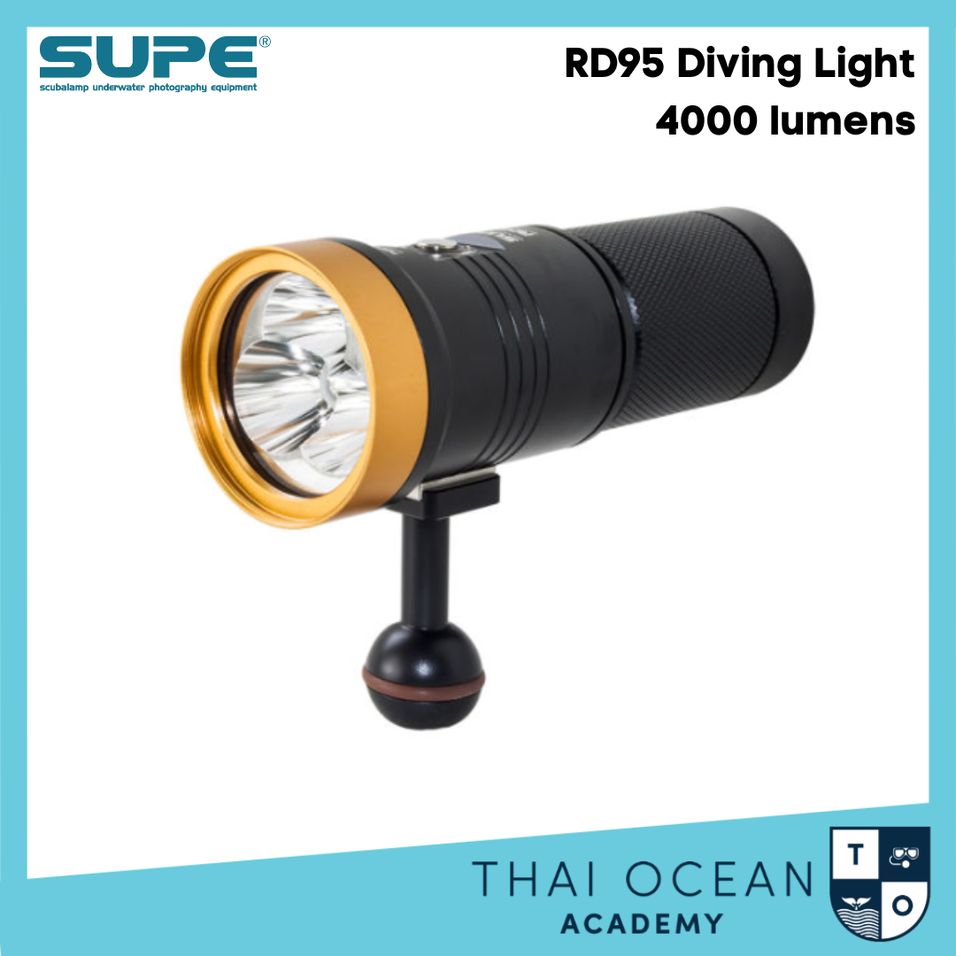 RD95 Diving Light 4000 lumens