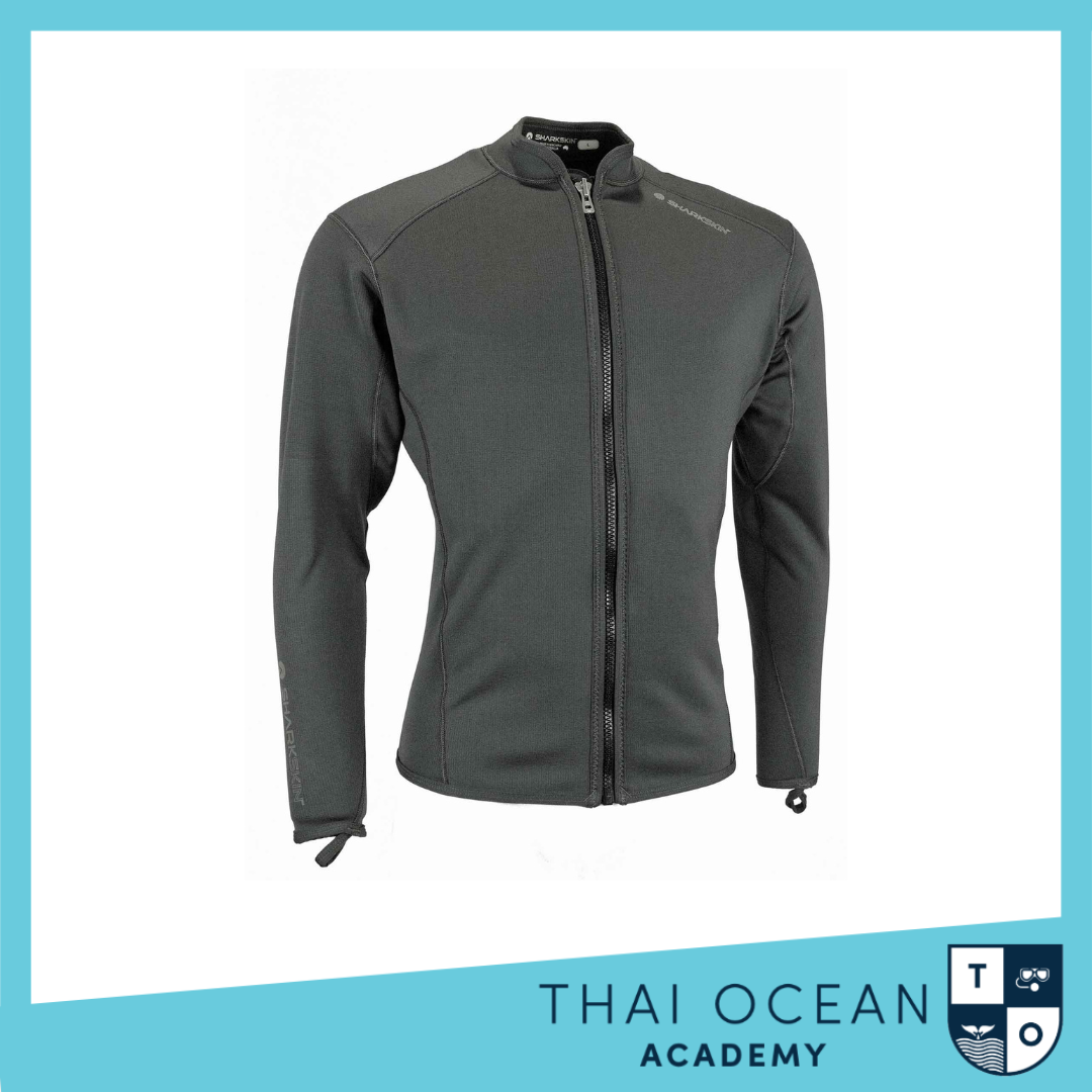 Sharkskin Titanium Chillproof Long Sleeve Full Zip Male | Thai Ocean