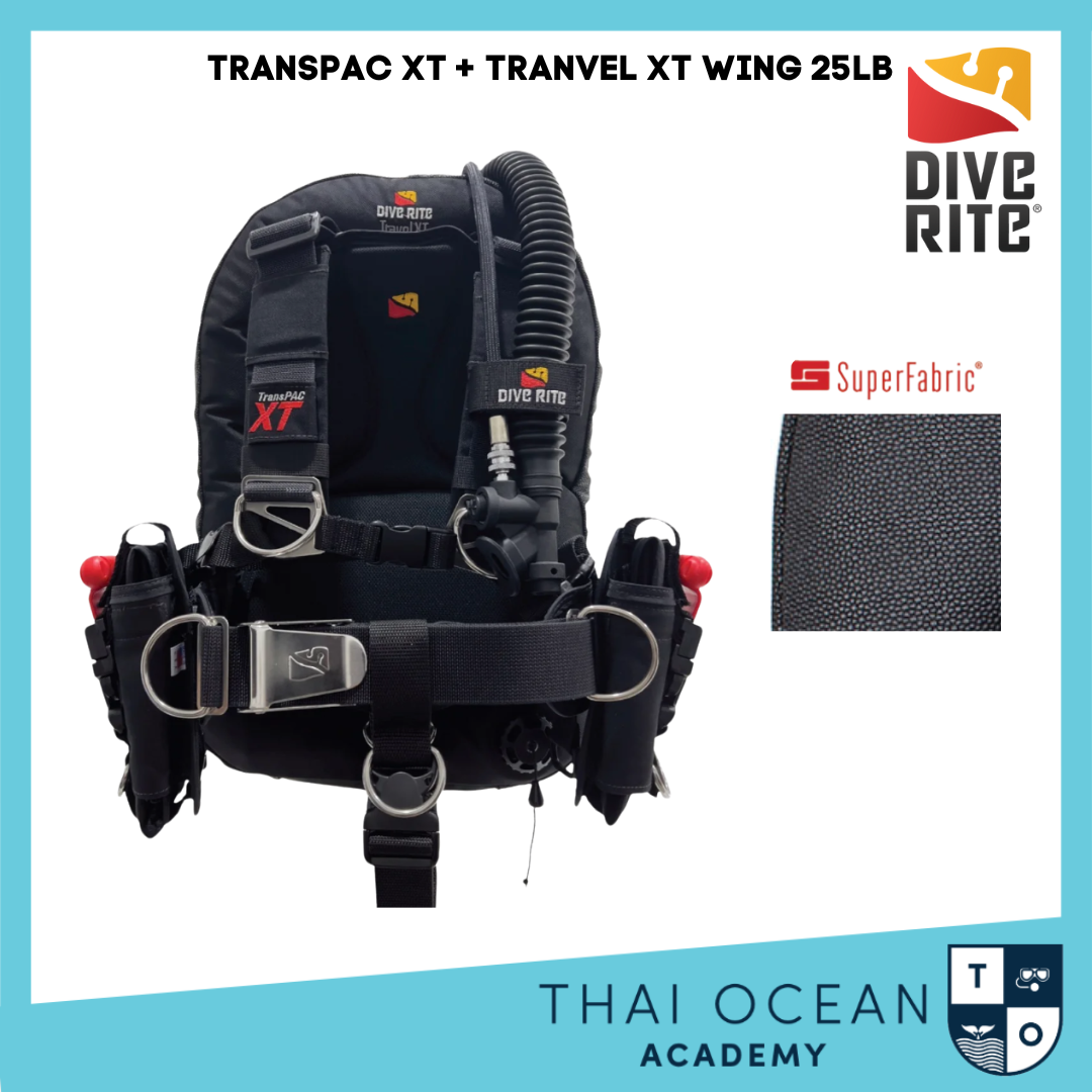 Dive Rite Transpac XT + Travel XT Wing BCD Set (25lb)