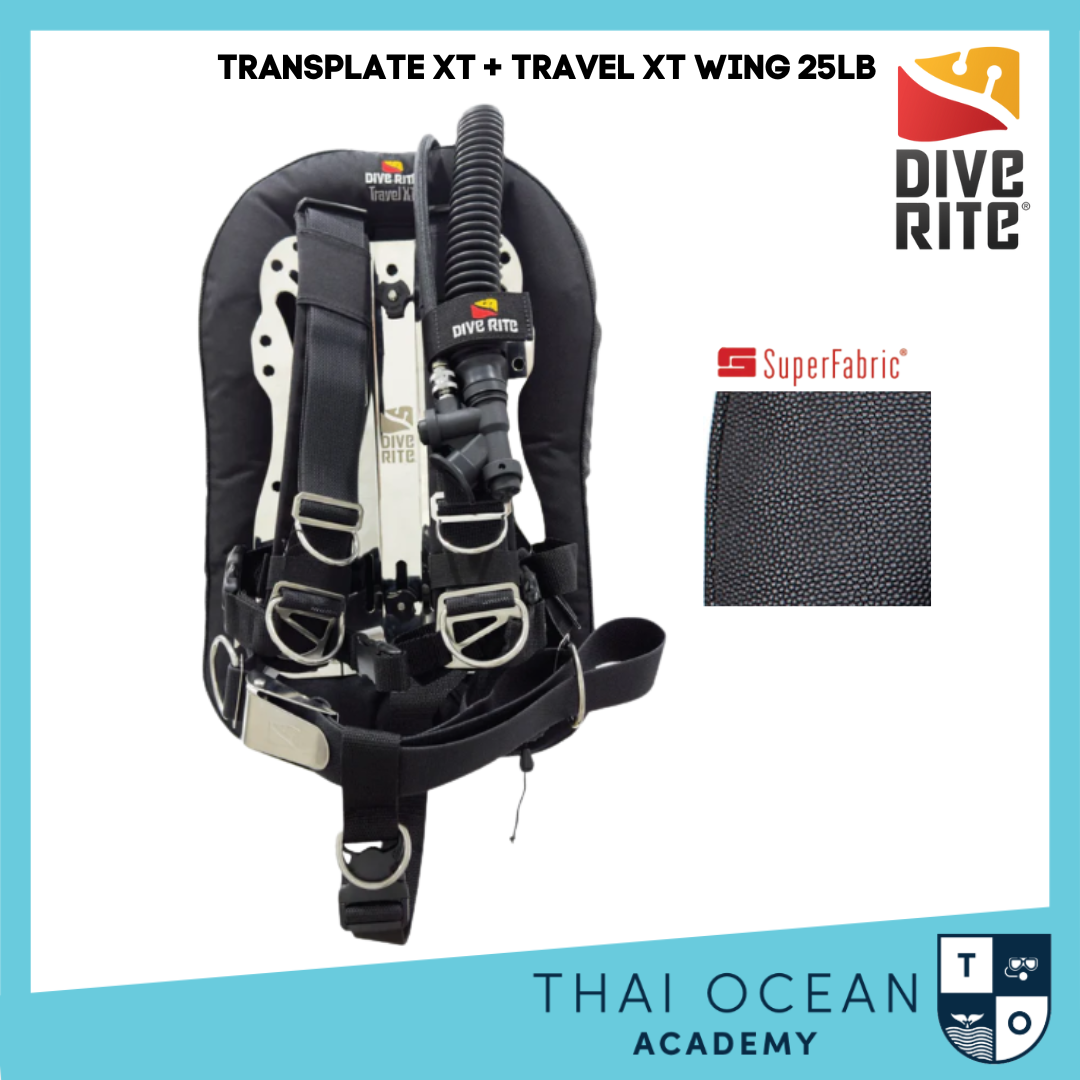 Dive Rite TRANSPLATE XT with TRAVEL XT WING (25LB)