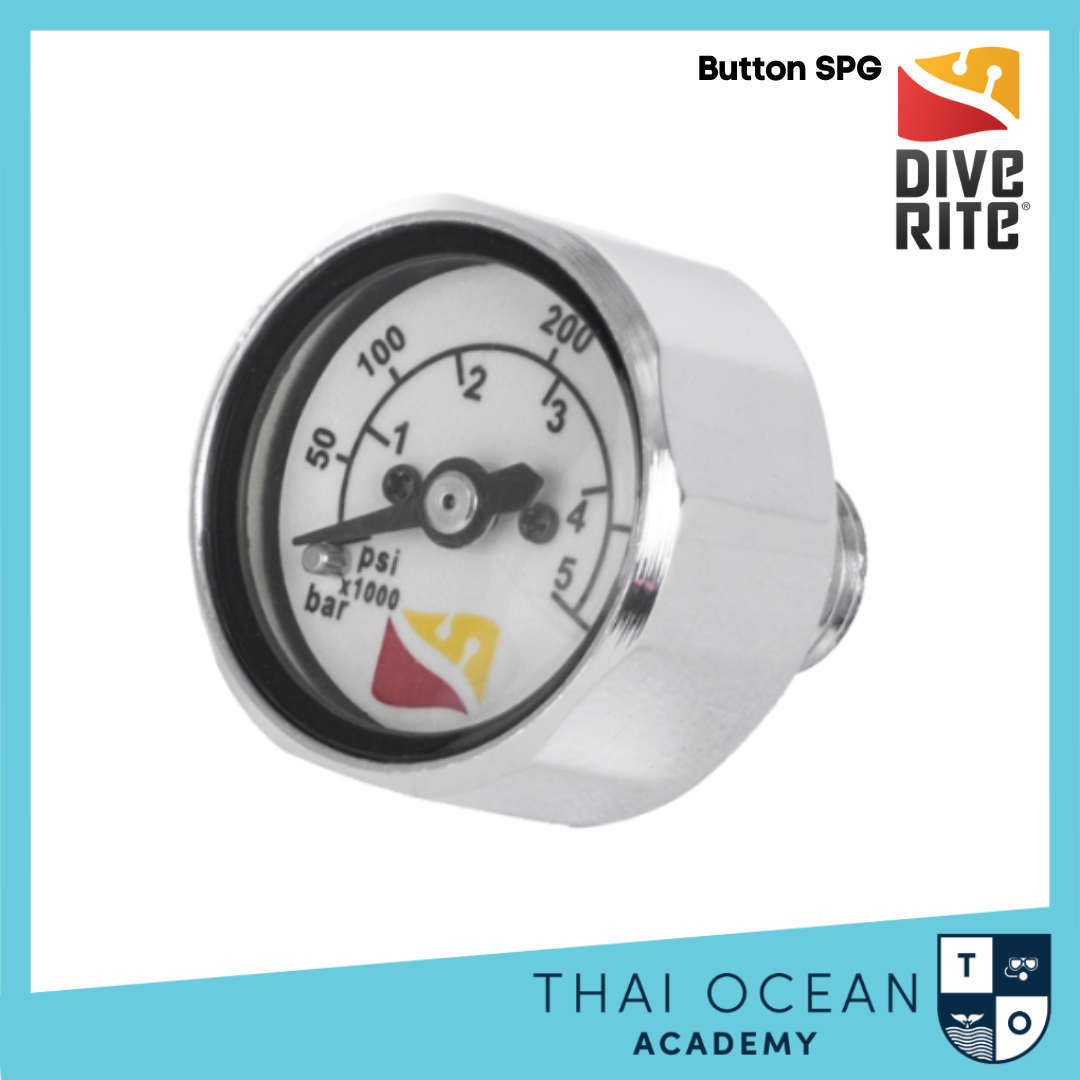 Dive Rite Button SPG (PSI)