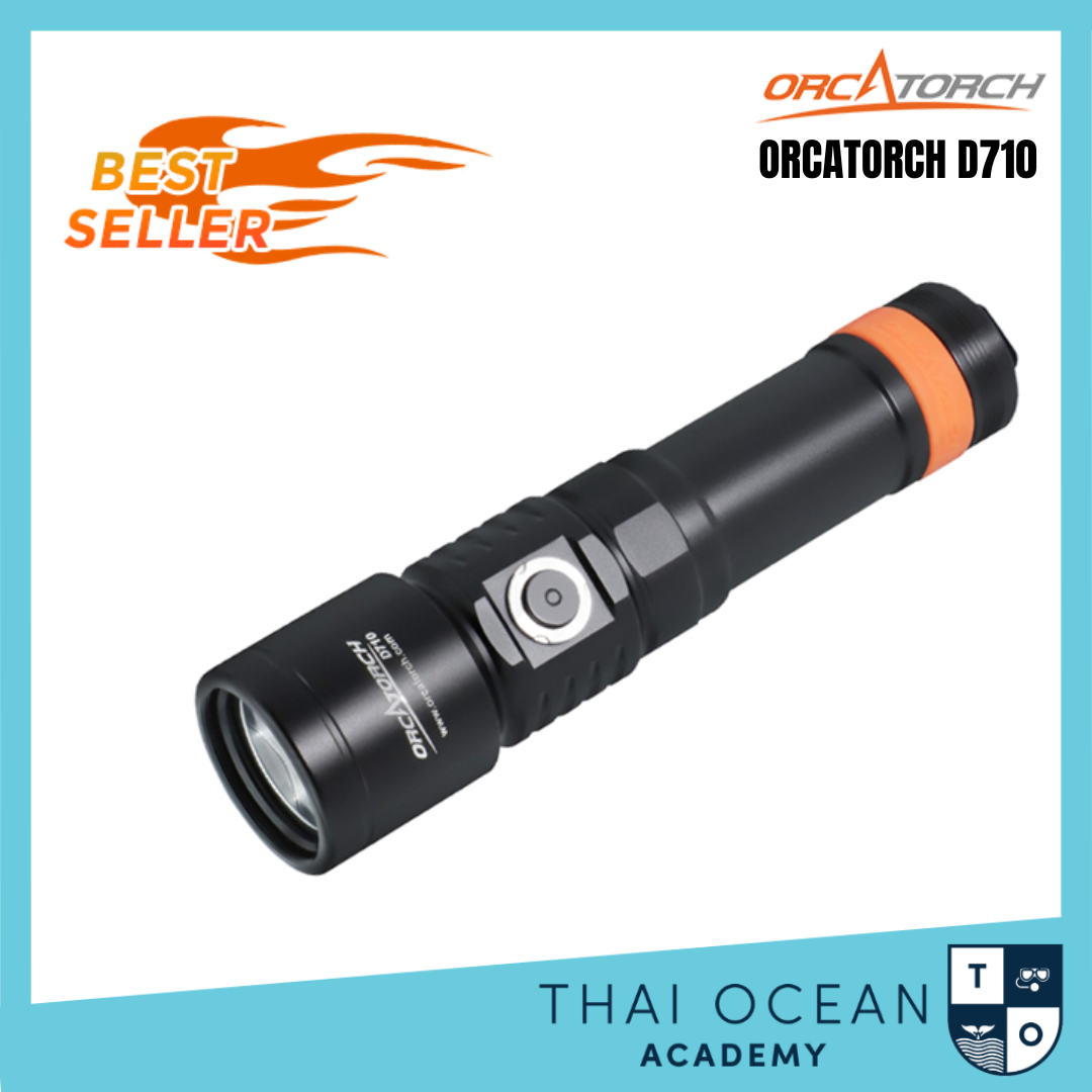 Orcatorch D710 Dive Light 3000 lumen For Recreational