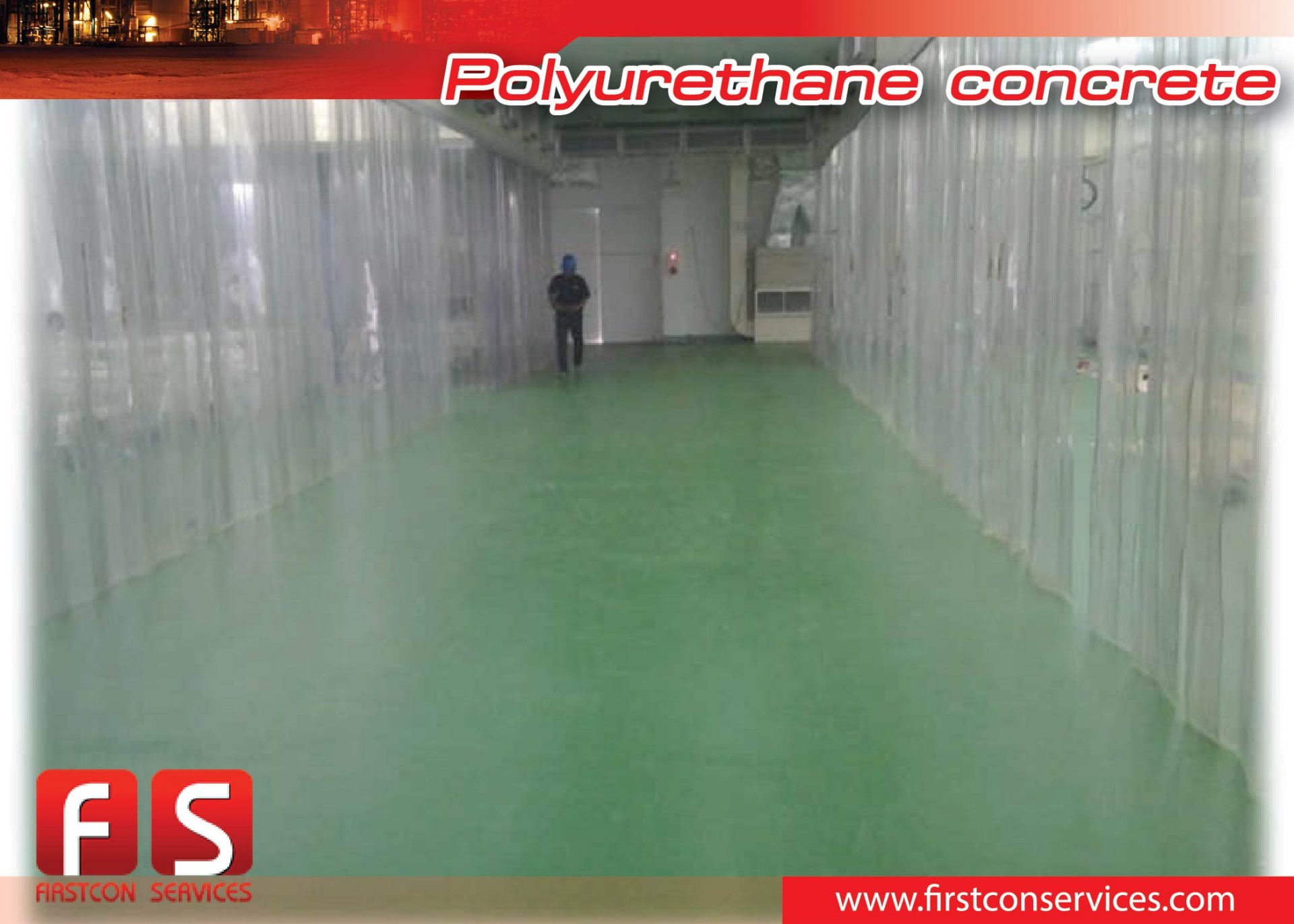 งานพื้น Polyurethane concrete@Thai Shimizu Company Limited