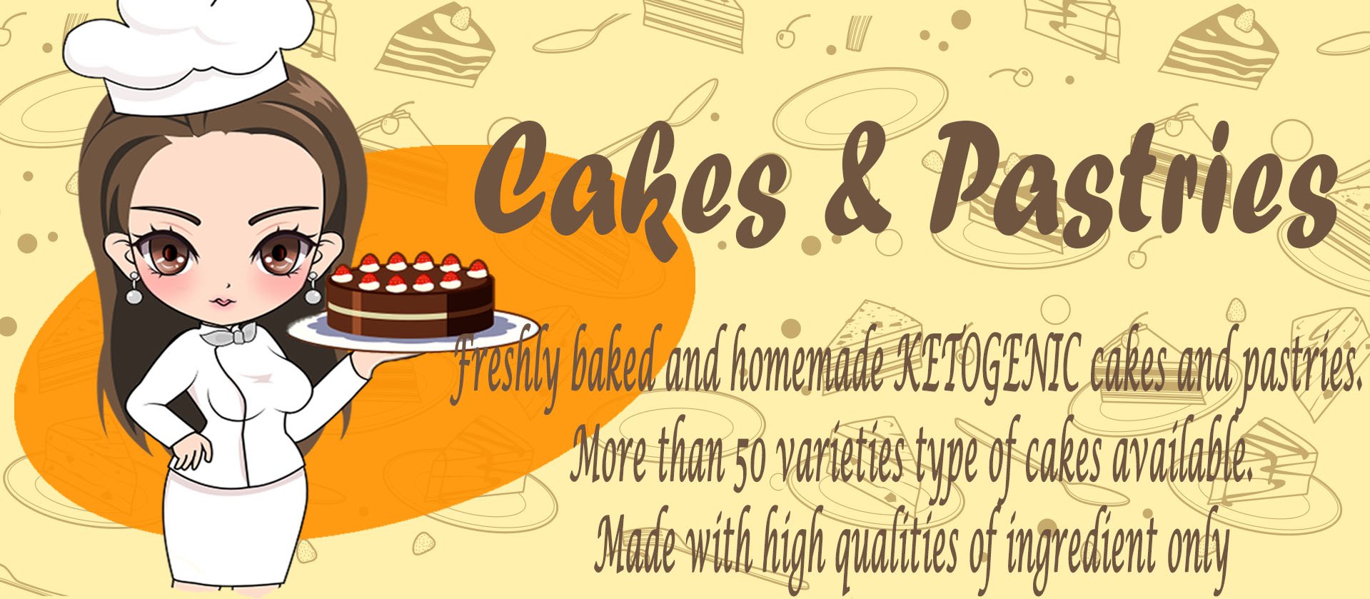 Keto Connect Cafe Cakes Banner