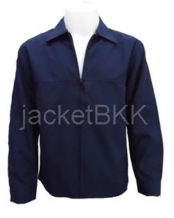 เสื้อแจ็คเก็ต คอปกผ้าสมูธ (ฟ้าอ่อน ครีม ขาว ชมพูอ่อน ดำ กรมท่า และสีขี้ม้า) - Premium grade