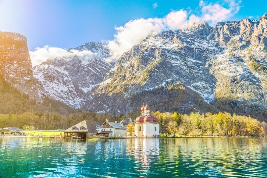 เคอนิชส์เซ Konigssee ทะเลสาบแห่งแคว้นบาวาเรีย bavaria เยอรมนี