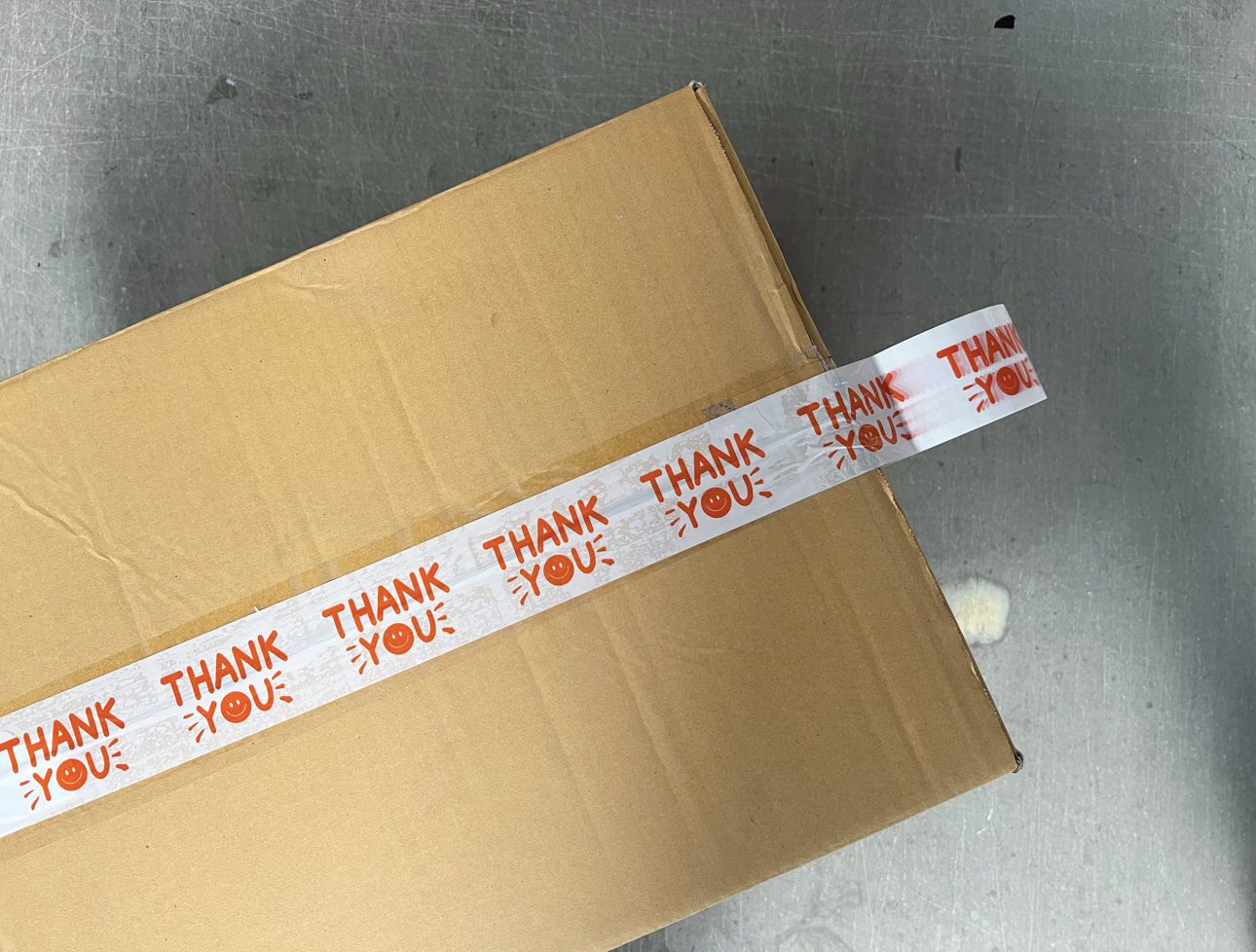 เทปพิมพ์ลาย thank you