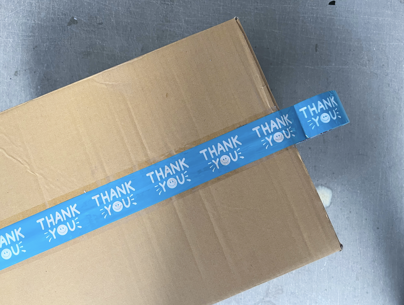 เทปพิมพ์ลาย thank you