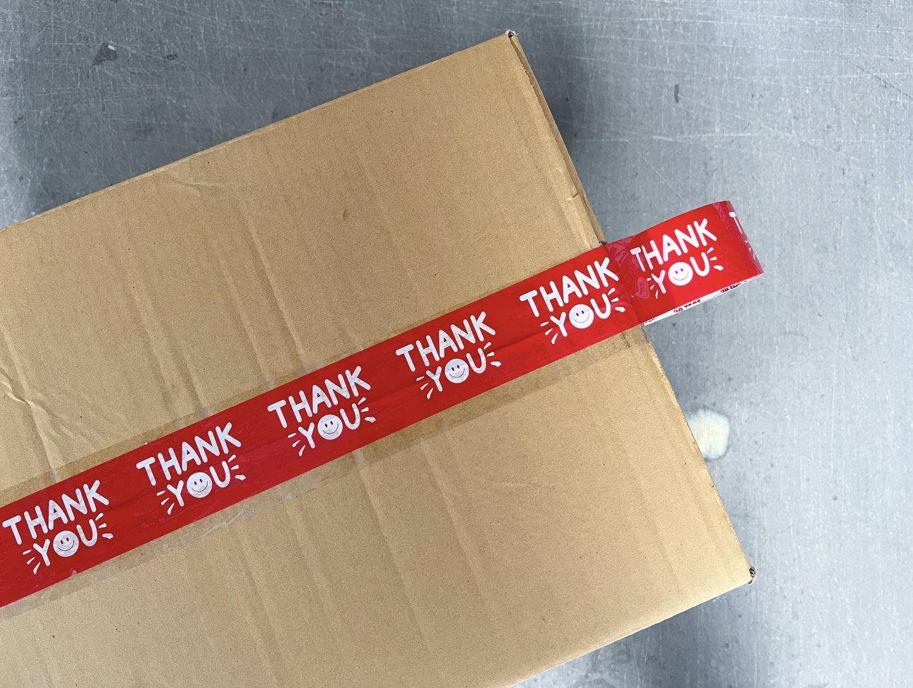 เทปพิมพ์ลาย thank you