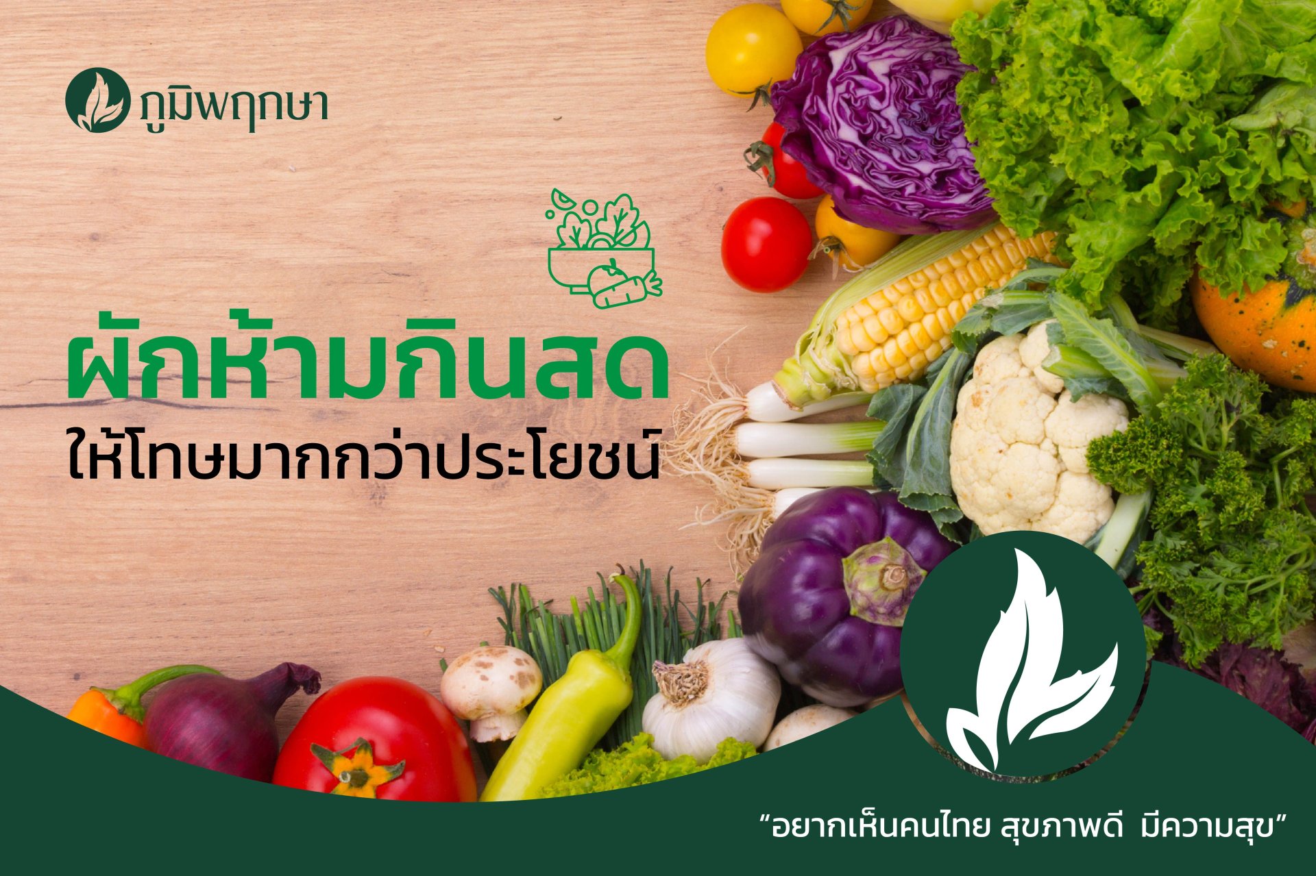 ผักห้ามกินสด ให้โทษมากกว่าประโยชน์ ผักห้ามกินสด ให้โทษมากกว่าประโยชน์