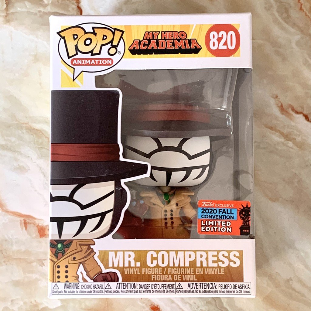 Mr. Compress 2020 Fall Convention Comic Con #820 Funko Pop! Animation : My Hero Academia