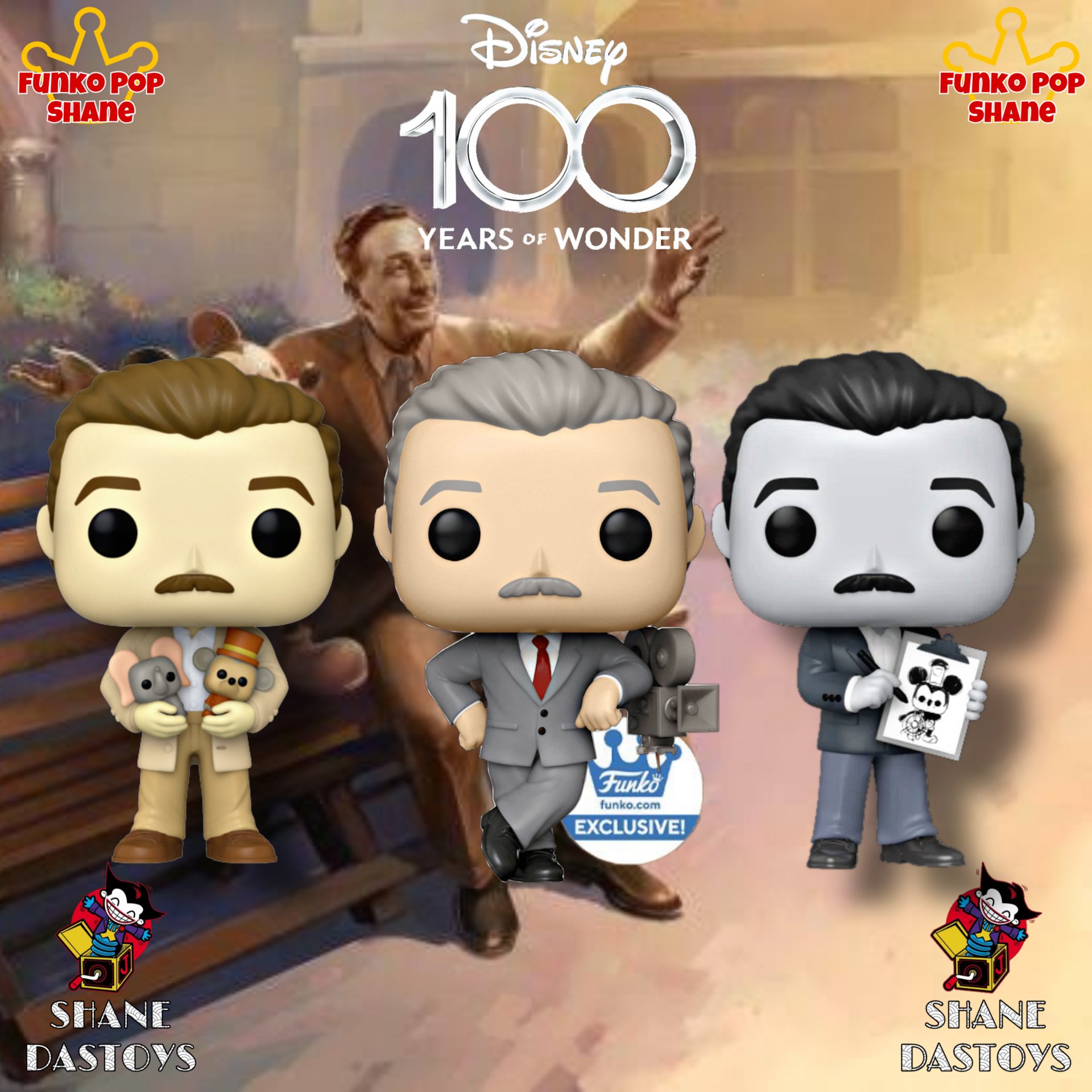 Funko Pop! ICONS : Walt Disney 100th Anniversary