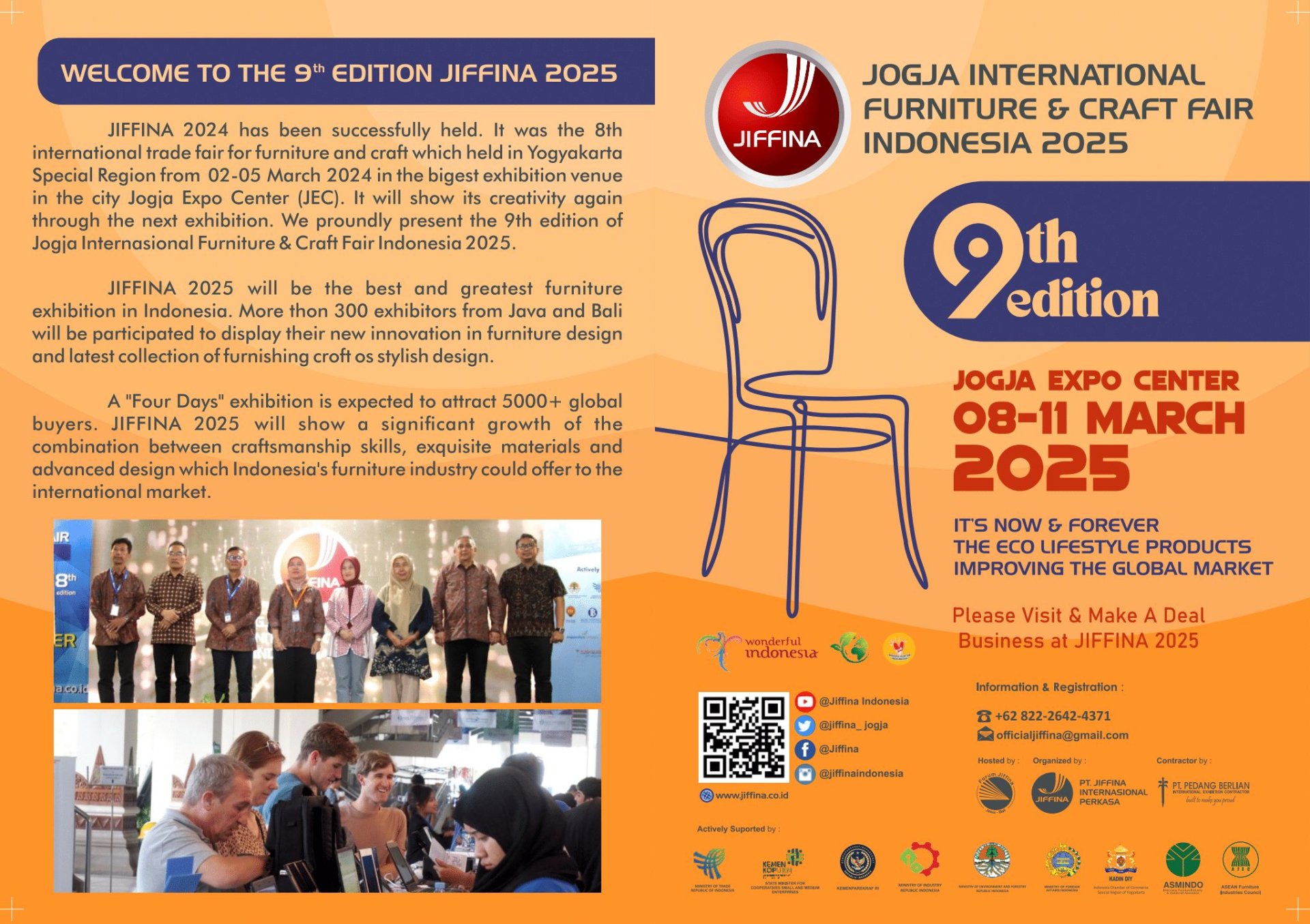 The 9th Edition Jogja International Furniture & Craft Fair Indonesia (JIFFINA) 2025