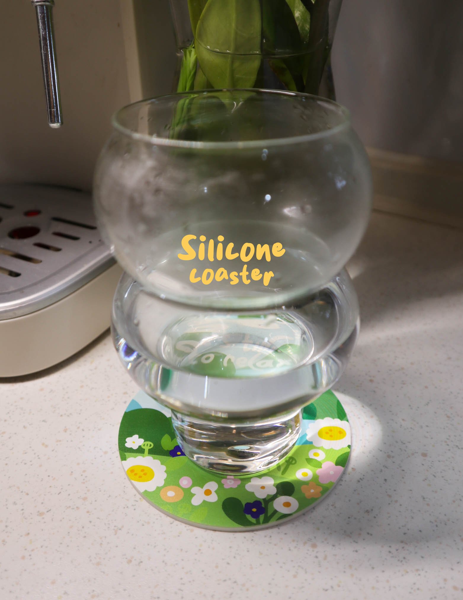 รับทำแผ่นซิลิโคนรองแก้วน้ำ (Silicone Coaster)