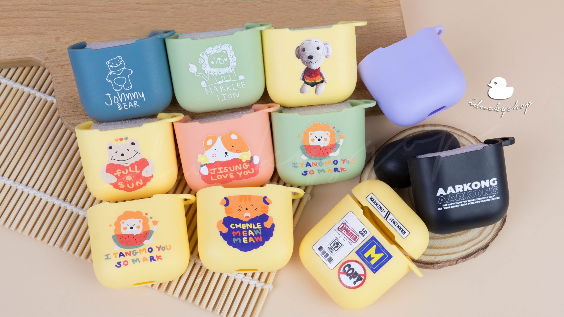 รับสกรีนเคสแอร์พอต