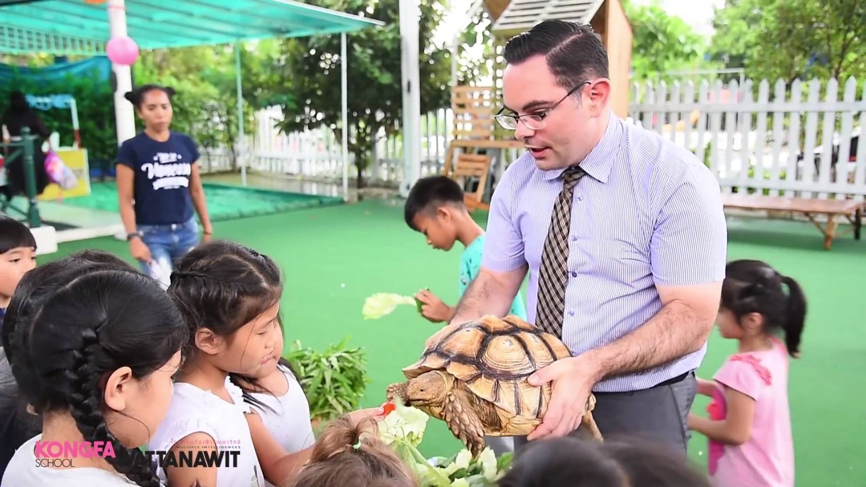 Tortoise with T.Robert  Tortoise with T.Robert