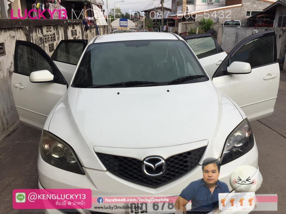 MAZDA3 5ประตู รถปี 2011 A/T เลขไมล์ 60,000 กว่า สภาพสวย