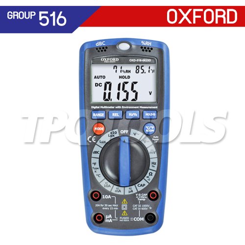 OXD-516-0625D ดิจิตอลมัลติมิเตอร์ 6-in-1 Digital Multimeter with Thermometer