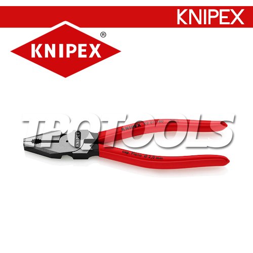 KN0201180 คีมปากจิ้งจกรุ่นงานหนัก 180 มม.ด้ามหุ้มพลาสติก "KNIPEX"