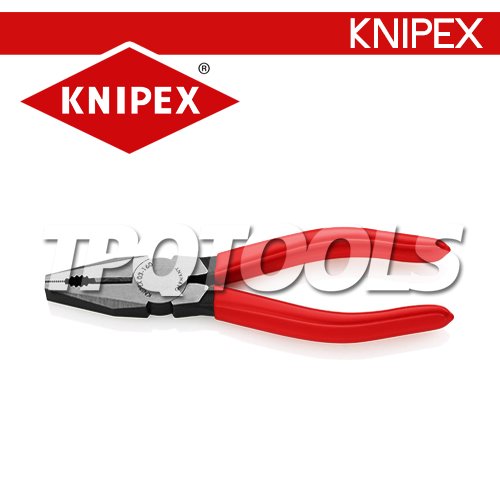 KN0301180 คีมปากจิ้งจกอเนกประสงค์ 180 มม.ด้ามหุ้มพลาสติก "KNIPEX"