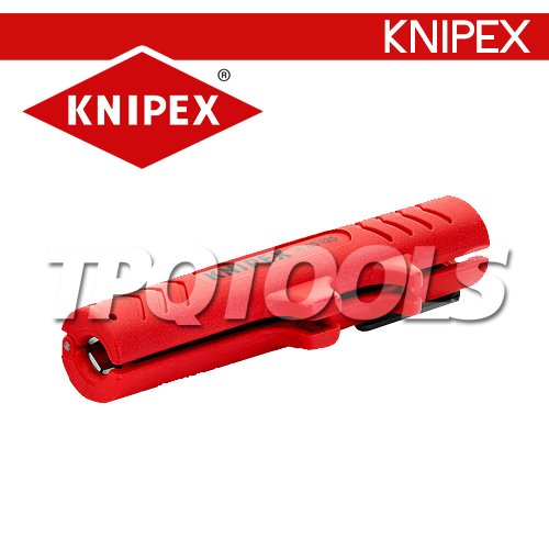 KN1680125SB เครื่องมือปอกสายไฟแบบพกพา UNIVERSAL STRIPPING TOOL 125MM. "KNIPEX"